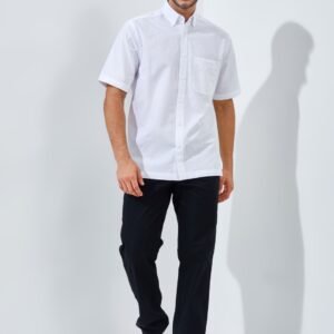 Jack Nicklaus Frederick Kemeja Pria Lengan Pendek Regular Fit White