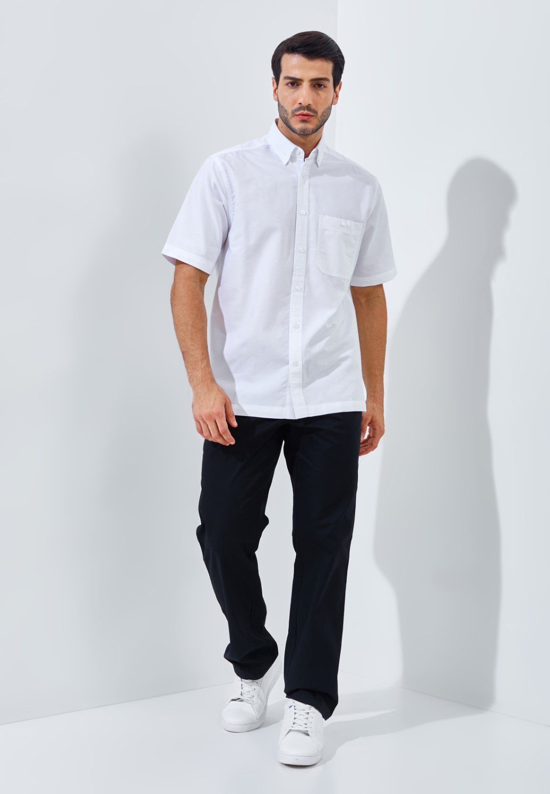Jack Nicklaus Frederick Kemeja Pria Lengan Pendek Regular Fit White - Image 6