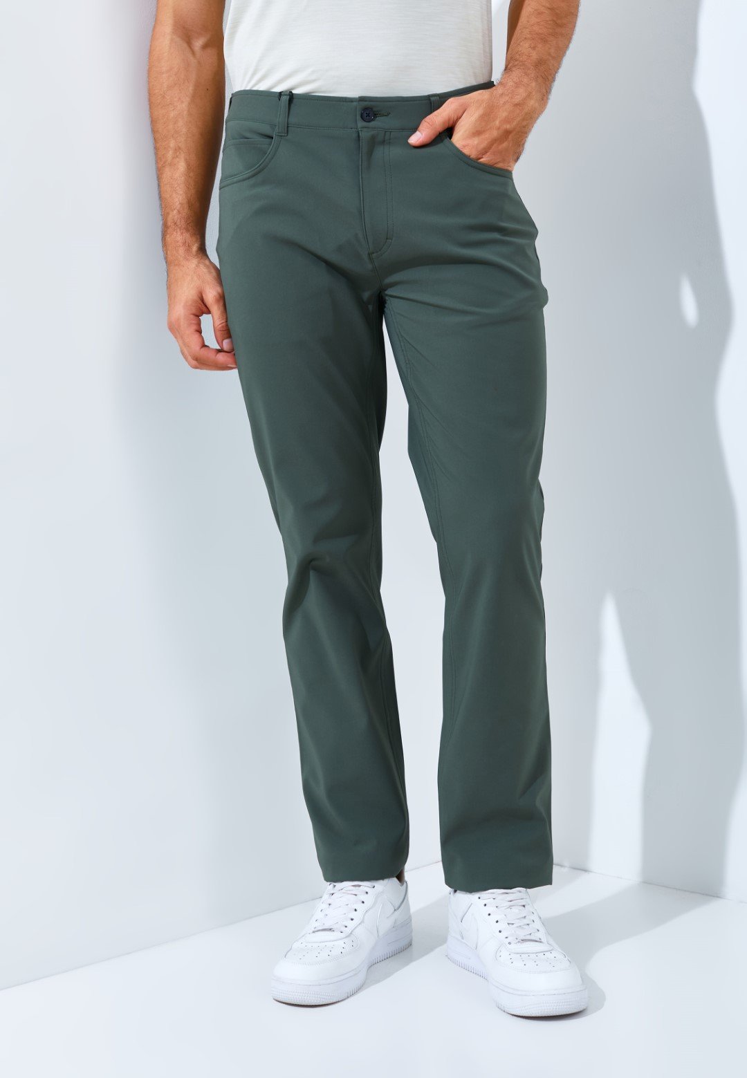 Jack Nicklaus Fullerton Premium Pants Regular Fit Virtual Olive - Image 2
