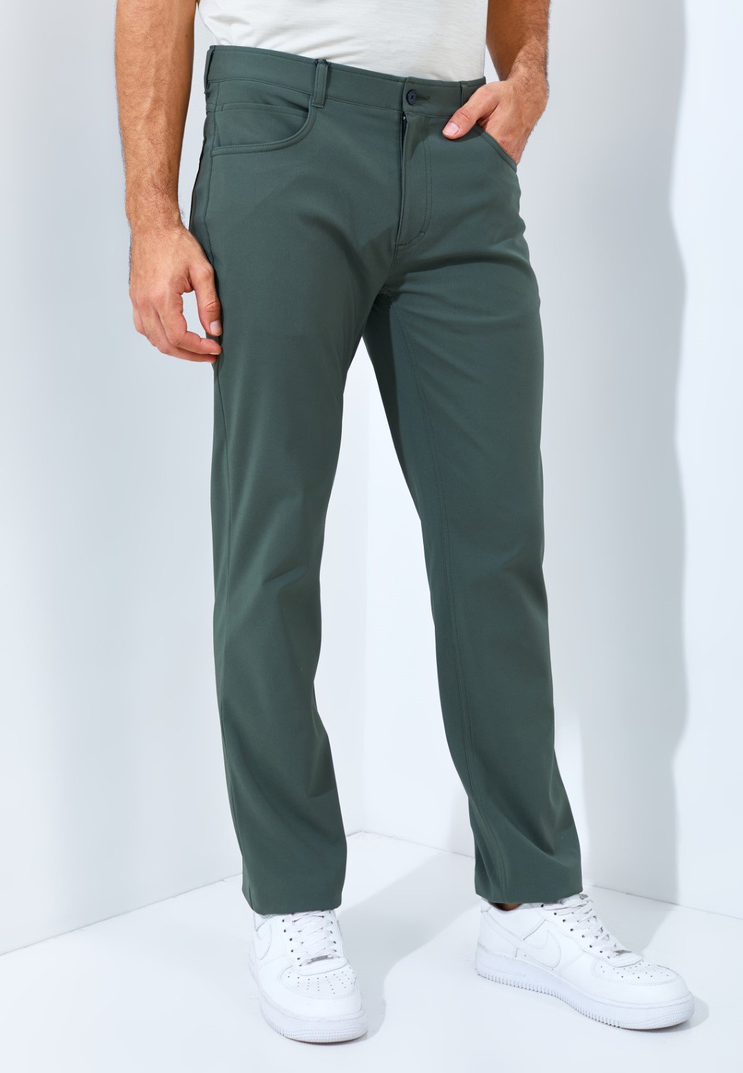 Jack Nicklaus Fullerton Premium Pants Regular Fit Virtual Olive - Image 3