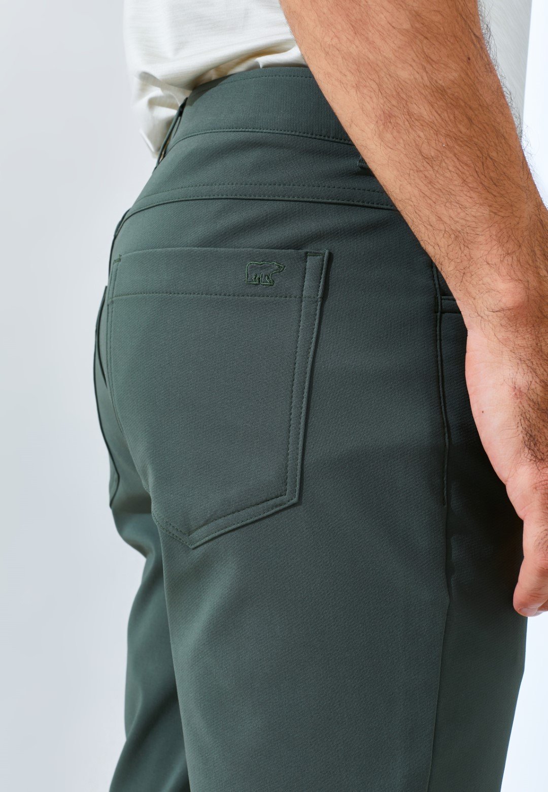 Jack Nicklaus Fullerton Premium Pants Regular Fit Virtual Olive - Image 4