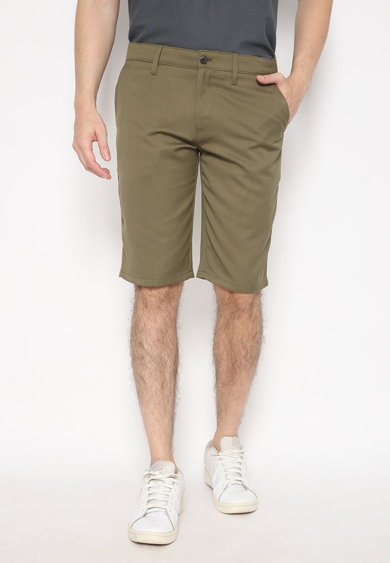 Jack Nicklaus Gianis Celana Pendek Pria Regular Fit Army Green