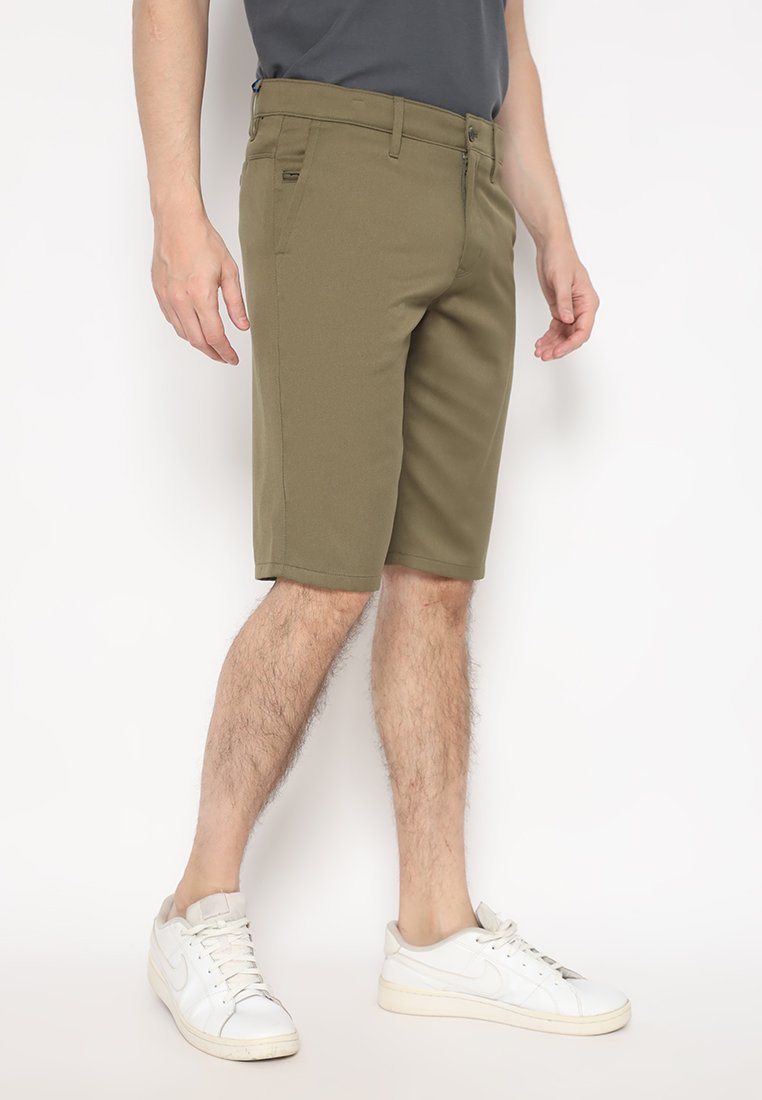 Jack Nicklaus Gianis Celana Pendek Pria Regular Fit Army Green - Image 2