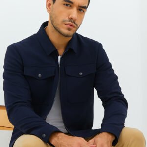 Jobb Giose Jacket Pria Slim Fit Navy