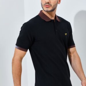 Jack Nicklaus Grande Polo Shirt Pria Regular Fit Black
