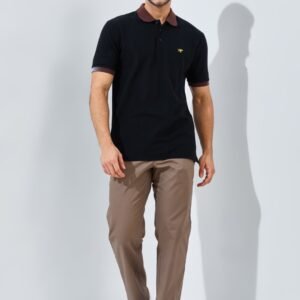 Jack Nicklaus Grande Polo Shirt Pria Regular Fit Black