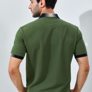 Jack Nicklaus Grande Polo Shirt Pria Regular Fit Olive