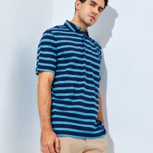 Jack Nicklaus Grosseto Premium Regiment Stripe Classic Navy