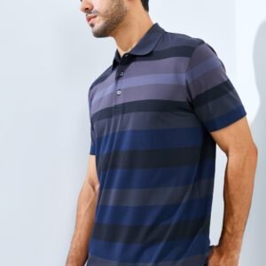 Jack Nicklaus Hewlett Premium Bold Stripe Polo Slate Street