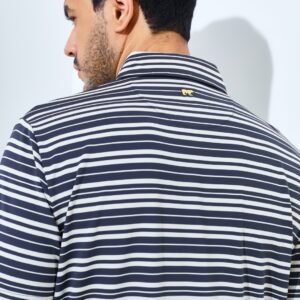 Jack Nicklaus Hollandvalley Premium Regimental Stripe Polo Slate Street