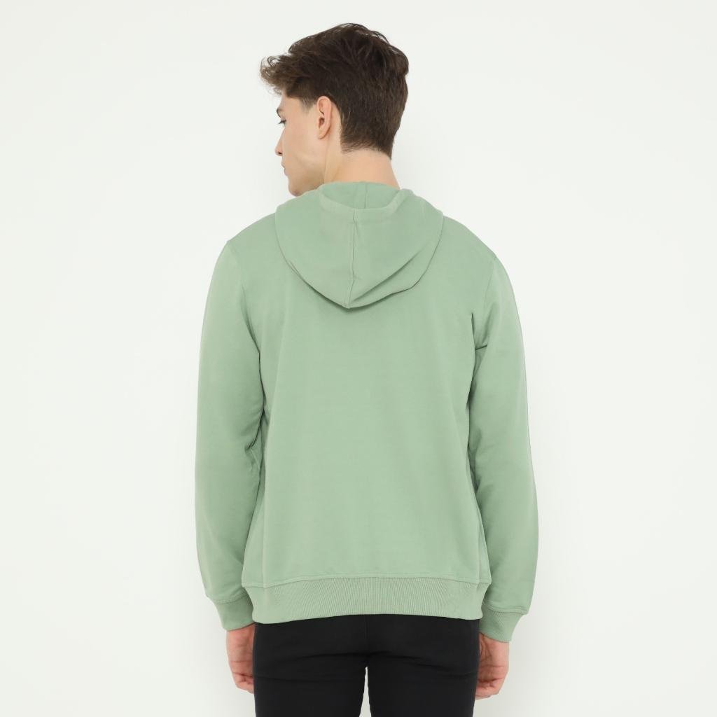 d&f sweatshirt hoodie L/S pria "ENDLESS" - hijau - Image 2