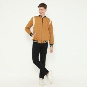 d&f jaket bomber  - camel cream