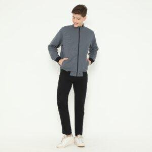 d&f jaket biker hakurodi - dark grey