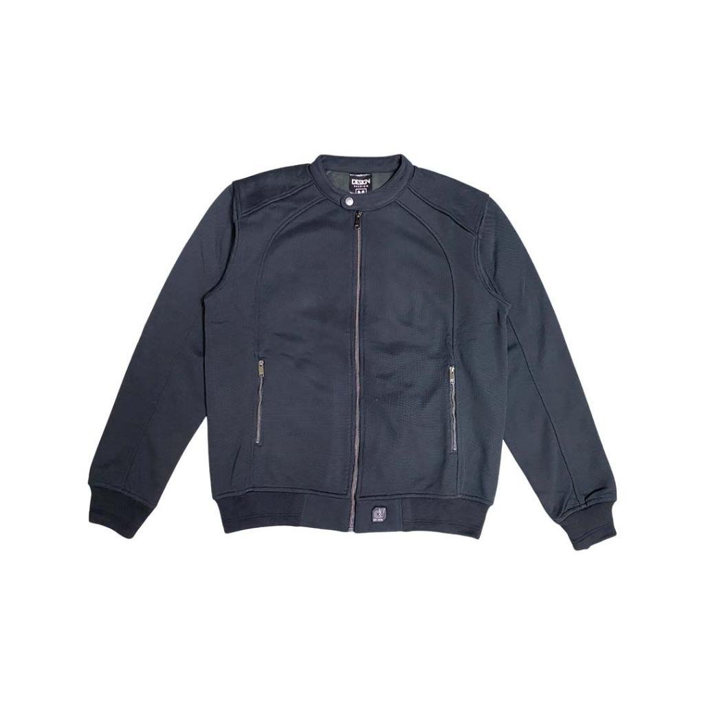 d&f CVC Jaket Bomber Pria - Hitam