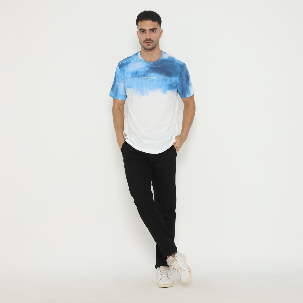 d&f Kaos Pria Scent of ocean - putih - Image 4