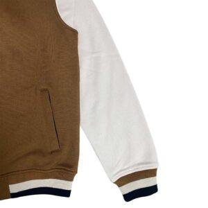 d&f Jaket Bomber Pria - coklat cream