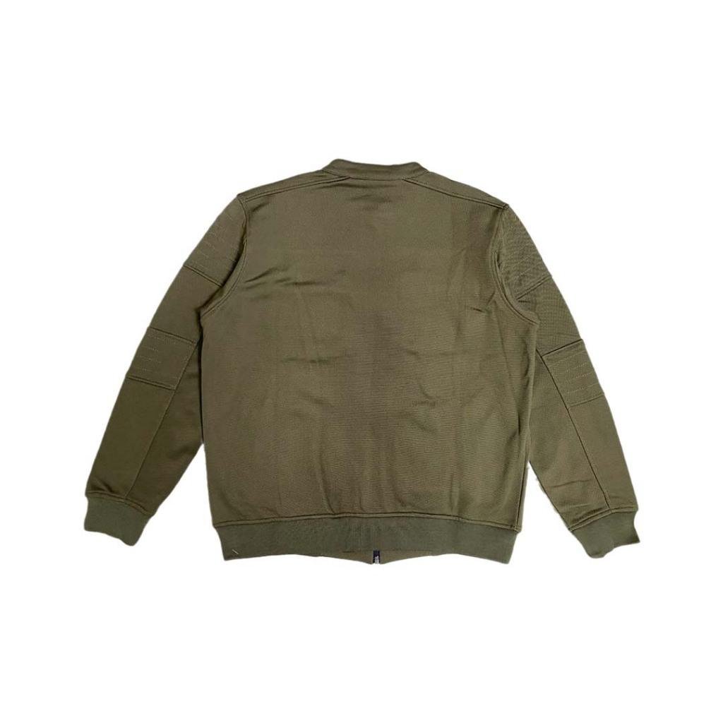d&f CVC Jaket Biker Pria - Olive - Image 2