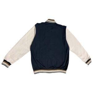 d&f CVC  Jaket Bomber Pria - Hitam cream