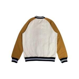 d&f CVC  Jaket Bomber Pria - Cream