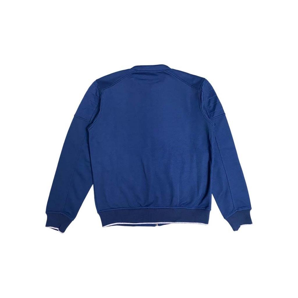 d&f CVC Jaket Biker Pria - Navy list abu muda - Image 2