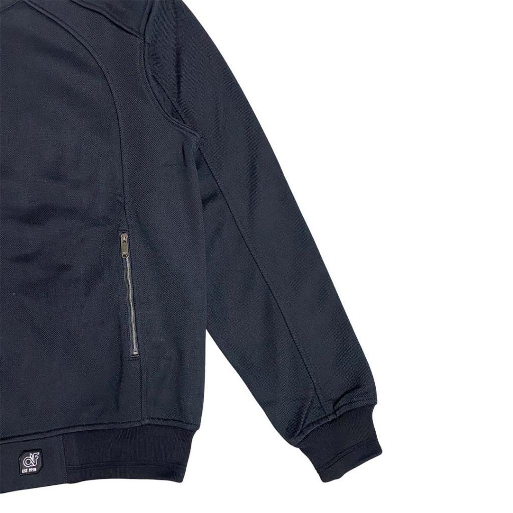 d&f CVC Jaket Bomber Pria - Hitam - Image 3