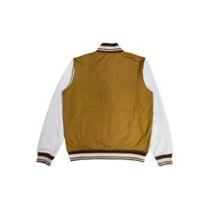 d&f CVC  Jaket Bomber cut & swen pria - Cream