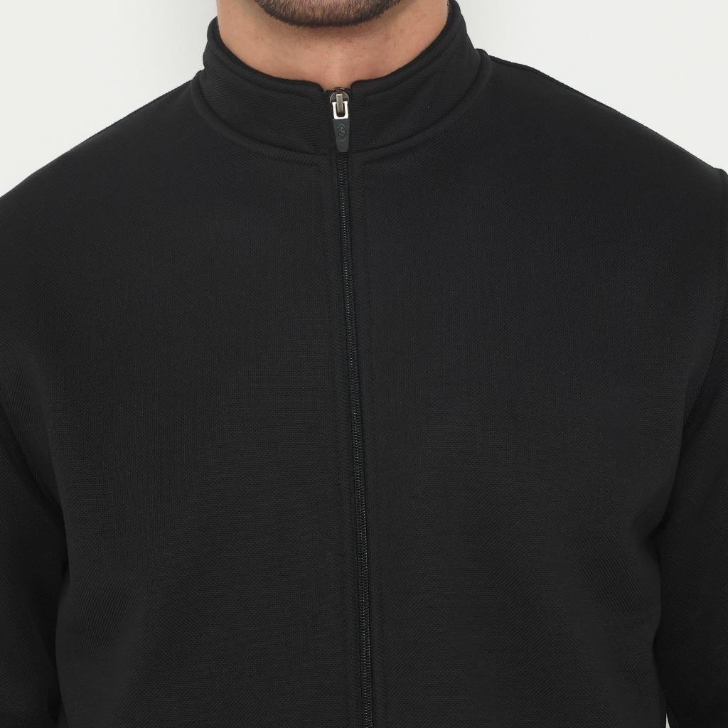 d&f Jaket Biker pria - Hitam - Image 4