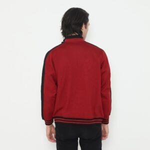 d&f Jaket Biker pria - Merah