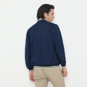 d&f Jaket Biker pria - Navy