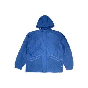 d&f Jaket pria parachute anorak -Blue