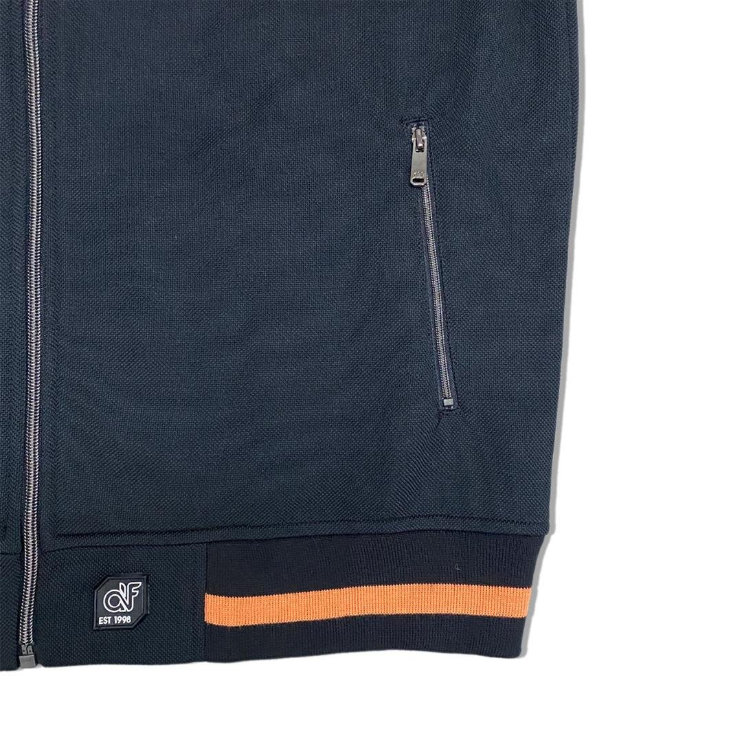 d&f Jaket Bomber Hitam Cut & Sewn Putih Orange - Image 4