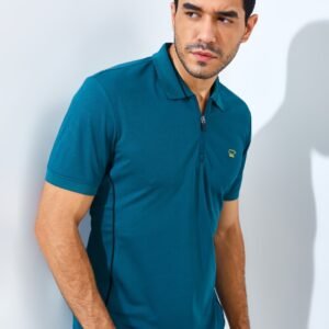 Jack Nicklaus Ion Polo Shirt Pria Slim Fit Atlantic Deep