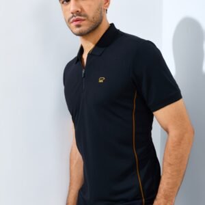 Jack Nicklaus Ion Polo Shirt Pria Slim Fit Black