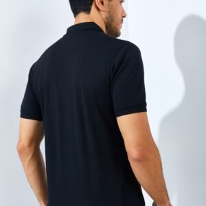 Jack Nicklaus Ion Polo Shirt Pria Slim Fit Black