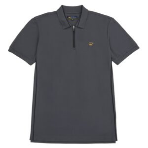 Jack Nicklaus Ion Polo Shirt Pria Slim Fit Asphlat