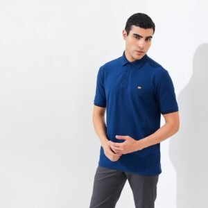 Jack Ben Polo Shirt Pria Regular Fit Estate Blue