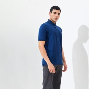 Jack Ben Polo Shirt Pria Regular Fit Estate Blue