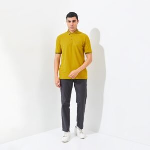 Jack Ben Polo Shirt Pria Regular Fit Golden Palm