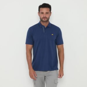 Jack Cruz Polo Shirt Pria Regular Fit Estate Blue