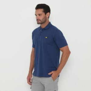 Jack Cruz Polo Shirt Pria Regular Fit Estate Blue