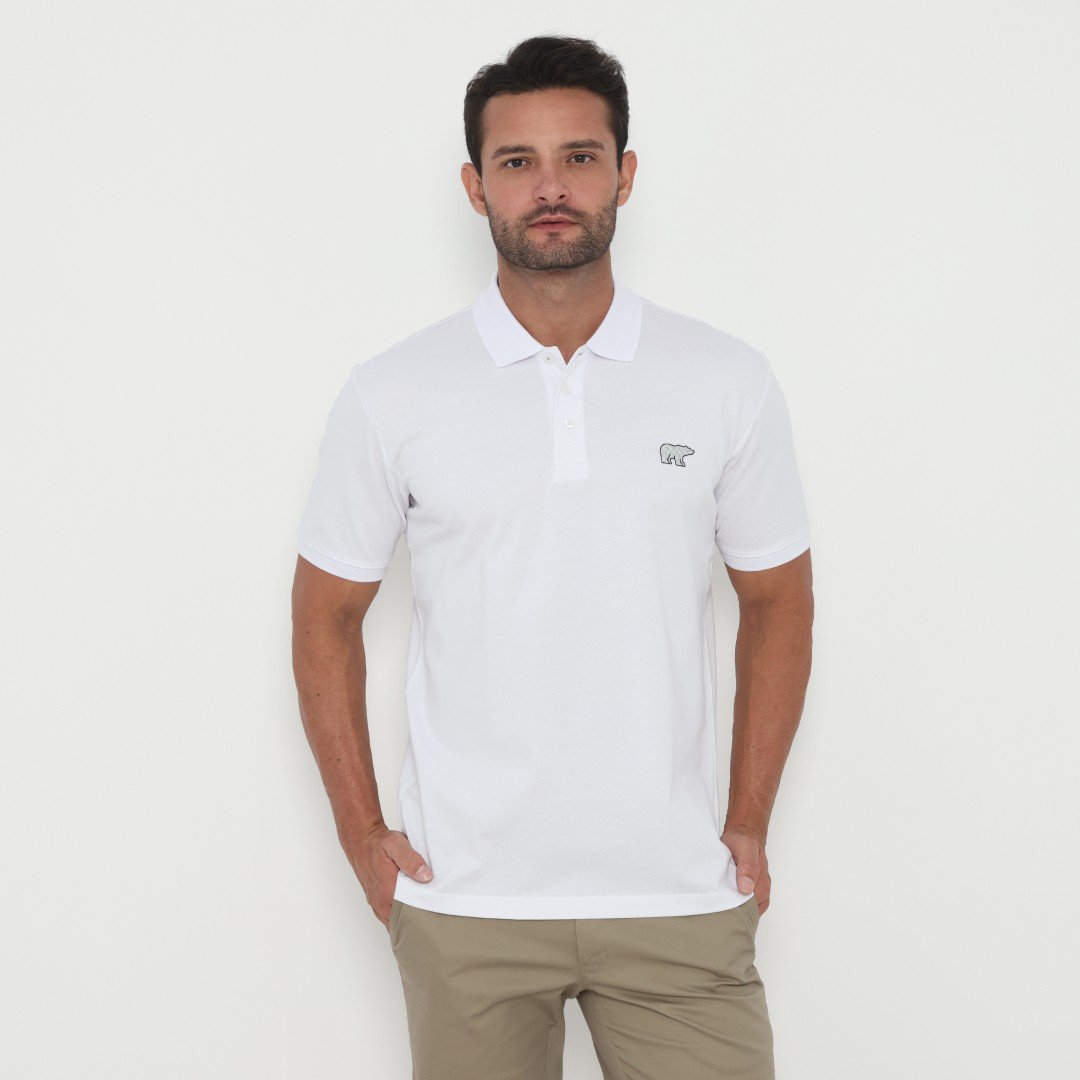 Jack Luken Polo Shirt Pria Regular Fit White