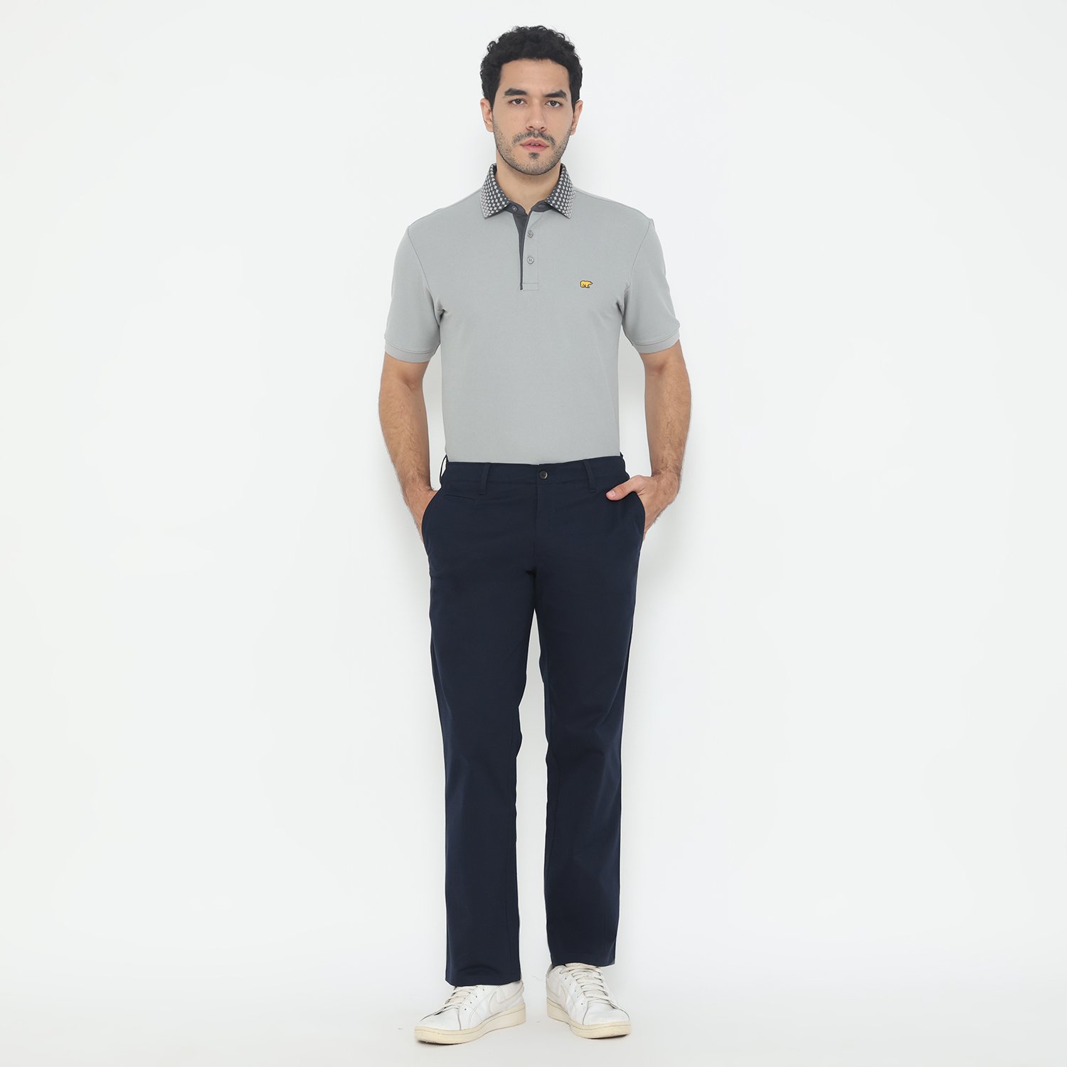 Jack Nicklaus Amadeus Celana Panjang Pria Regular Fit Navy - Image 2