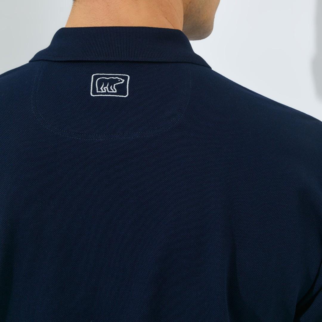 Jack Nicklaus Apache Polo Shirt Pria Regular Fit Navy - Image 4
