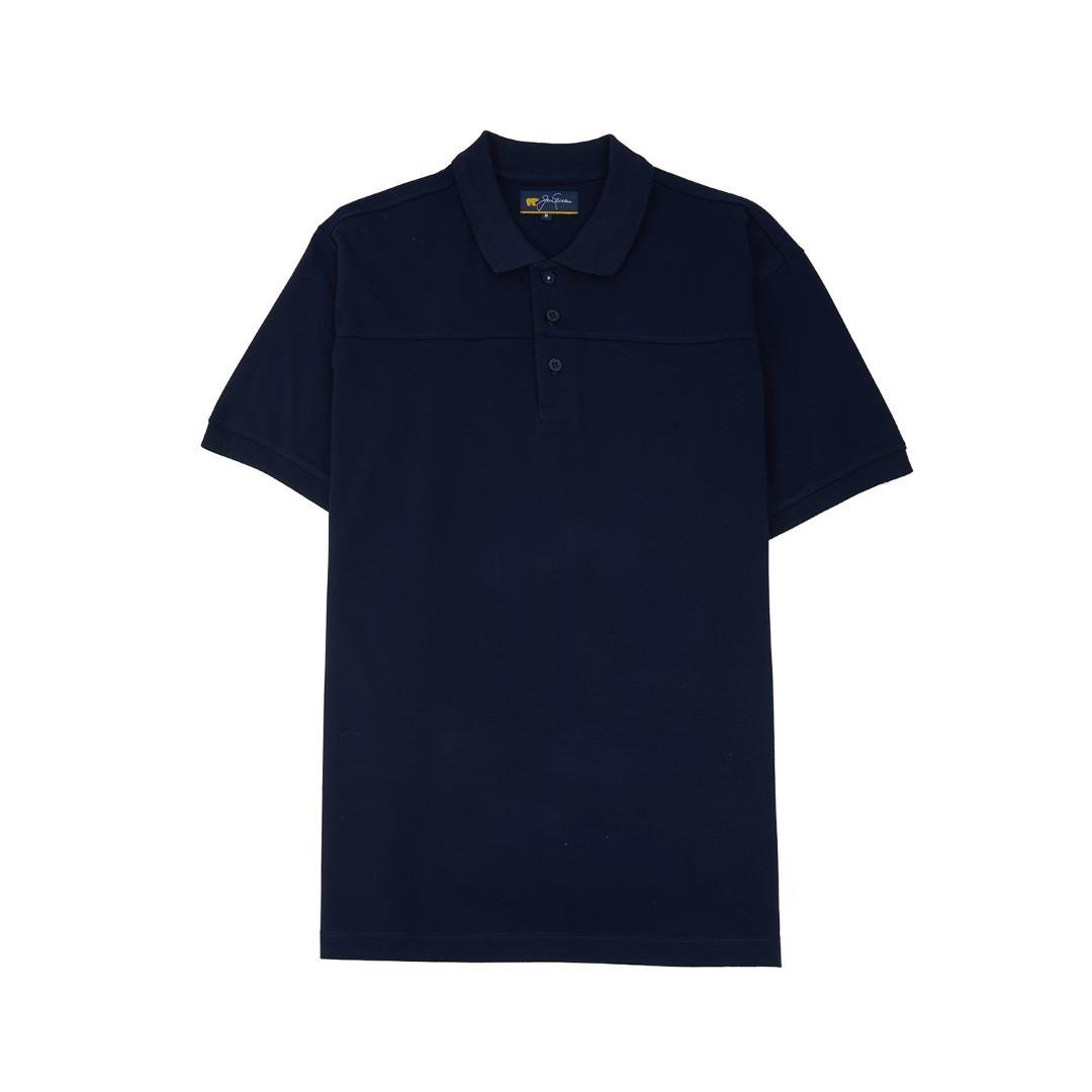 Jack Nicklaus Apache Polo Shirt Pria Regular Fit Navy - Image 7