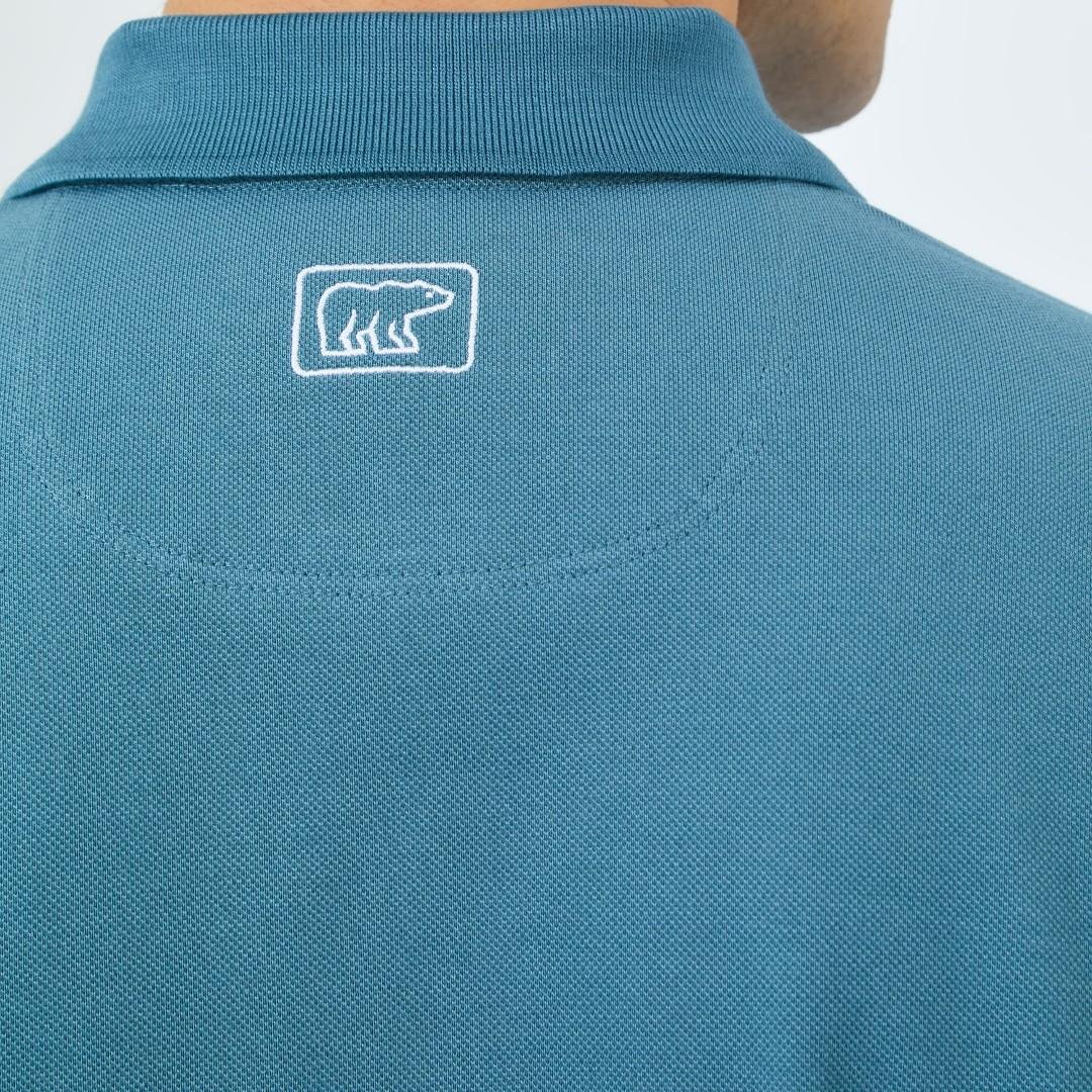 Jack Nicklaus Apache Polo Shirt Pria Regular Fit Turquoise - Image 4