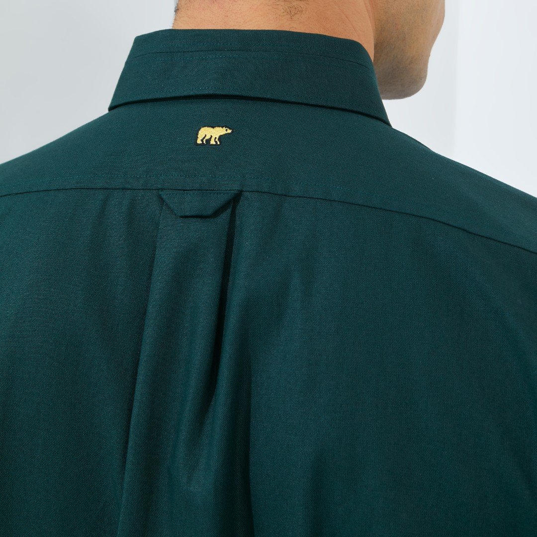 Jack Nicklaus Baron Kemeja Pria Lengan Panjang Slim Fit Green - Image 5