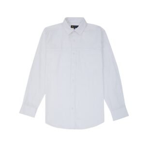 Jack Nicklaus Baron Kemeja Pria Lengan Panjang Slim Fit White