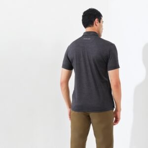 Jack Nicklaus Clever Polo Shirt Pria Slim Fit Black