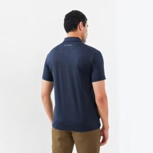 Jack Nicklaus Clever Polo Shirt Pria Slim Fit Navy