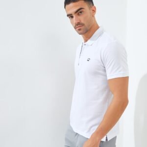 Jack Nicklaus Clive Polo Shirt Pria Slim Fit Putih